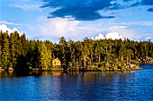 Parco Nazionale di Linnansaari. Durante la navigazione tra Oravi e Savonlinna. 